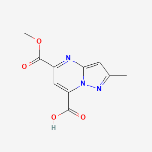 5-(Methoxycarbonyl)-2-methylpyrazolo[1,5-a]pyrimidine-7-carboxylic acid