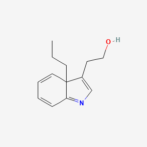 molecular formula C13H17NO B12981857 2-(3a-Propyl-3aH-indol-3-yl)ethanol 