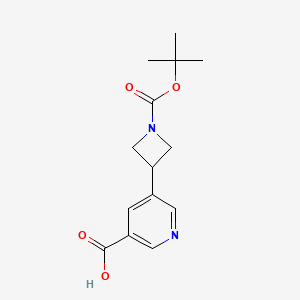 5-(1-(tert-Butoxycarbonyl)azetidin-3-yl)nicotinic acid