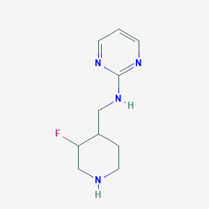 N-((3-Fluoropiperidin-4-yl)methyl)pyrimidin-2-amine