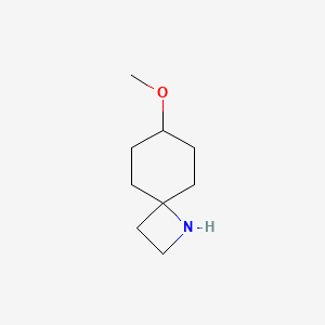 molecular formula C9H17NO B12981954 7-Methoxy-1-azaspiro[3.5]nonane 