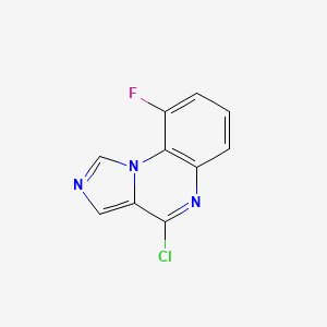 4-Chloro-9-fluoroimidazo[1,5-a]quinoxaline