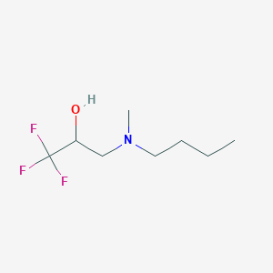 3-(Butyl(methyl)amino)-1,1,1-trifluoropropan-2-ol