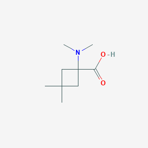 1-(Dimethylamino)-3,3-dimethylcyclobutane-1-carboxylic acid