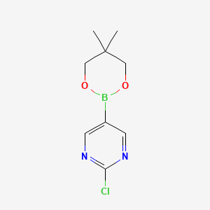 2-Chloro-5-(5,5-dimethyl-1,3,2-dioxaborinan-2-yl)pyrimidine