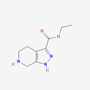 ethyl 1H,4H,5H,6H,7H-pyrazolo[3,4-c]pyridine-3-carboxylate