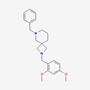 6-Benzyl-2-(2,4-dimethoxybenzyl)-2,6-diazaspiro[3.5]nonane