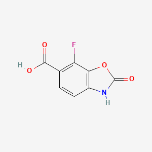 7-Fluoro-2-oxo-2,3-dihydrobenzo[d]oxazole-6-carboxylic acid