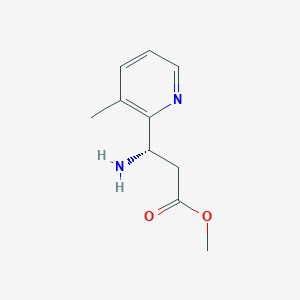 (S)-Methyl 3-amino-3-(3-methylpyridin-2-yl)propanoate