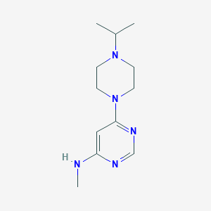 molecular formula C12H21N5 B12982202 6-(4-isopropylpiperazin-1-yl)-N-methylpyrimidin-4-amine 