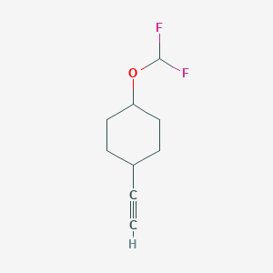 1-(Difluoromethoxy)-4-ethynylcyclohexane