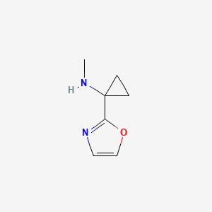 N-Methyl-1-(oxazol-2-yl)cyclopropan-1-amine