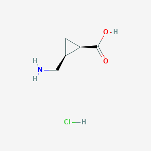 (1R,2S)-2-(Aminomethyl)cyclopropanecarboxylic acid hydrochloride