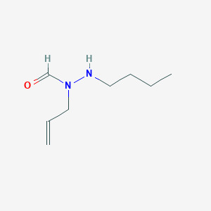 molecular formula C8H16N2O B12982242 N-Allyl-N'-butylformohydrazide 