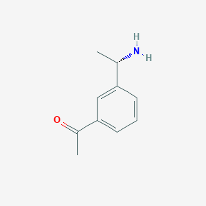 (S)-1-(3-(1-Aminoethyl)phenyl)ethanone