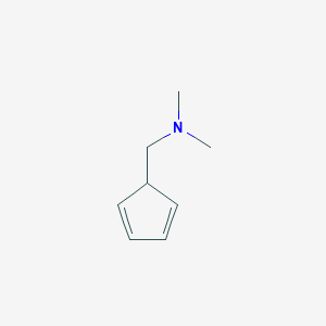 molecular formula C8H13N B12982283 1-(Cyclopenta-2,4-dien-1-yl)-N,N-dimethylmethanamine 