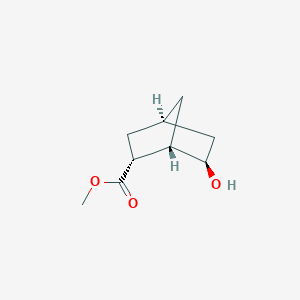 molecular formula C9H14O3 B12982285 (2-endo,6-exo)-Methyl 6-hydroxybicyclo[2.2.1]heptane-2-carboxylate 