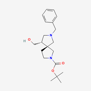 tert-Butyl (5R,9S)-7-benzyl-9-(hydroxymethyl)-2,7-diazaspiro[4.4]nonane-2-carboxylate