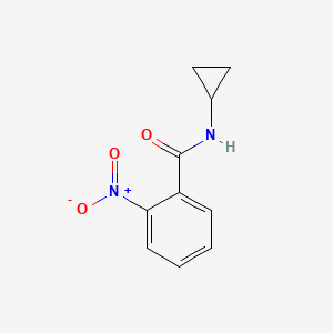 molecular formula C10H10N2O3 B1298230 N-环丙基-2-硝基苯甲酰胺 CAS No. 88229-20-3