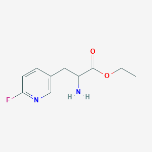 Ethyl 2-amino-3-(6-fluoropyridin-3-yl)propanoate