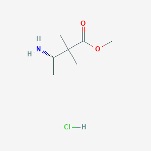 methyl(3S)-3-amino-2,2-dimethylbutanoatehydrochloride