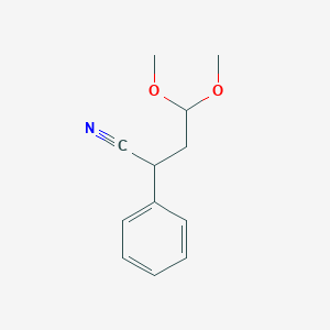 4,4-Dimethoxy-2-phenylbutanenitrile