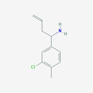 1-(3-Chloro-4-methylphenyl)but-3-en-1-amine