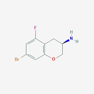 (R)-7-Bromo-5-fluorochroman-3-amine