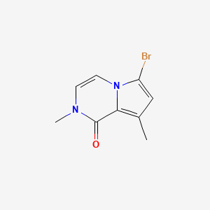 6-Bromo-2,8-dimethylpyrrolo[1,2-a]pyrazin-1(2H)-one