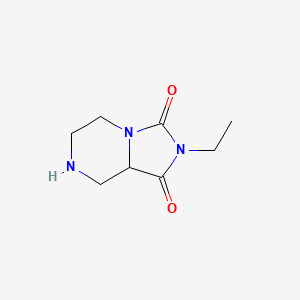 2-Ethyltetrahydroimidazo[1,5-a]pyrazine-1,3(2H,5H)-dione