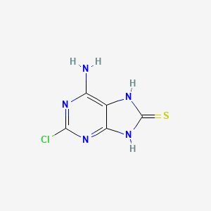 6-Amino-2-chloro-7H-purine-8(9H)-thione