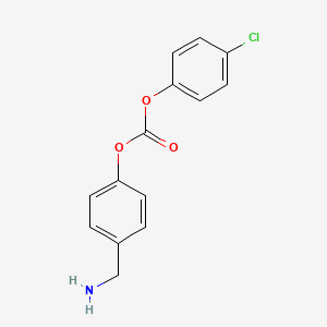 4-(Aminomethyl)phenyl (4-chlorophenyl) carbonate