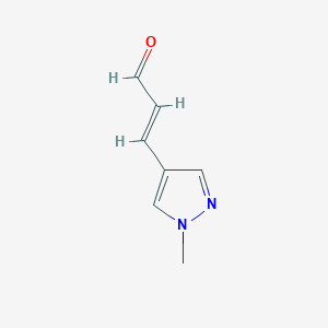 (E)-3-(1-Methyl-1H-pyrazol-4-yl)acrylaldehyde