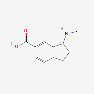 3-(Methylamino)indane-5-carboxylic acid