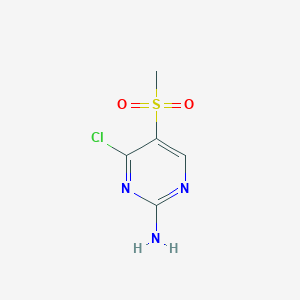 4-Chloro-5-(methylsulfonyl)pyrimidin-2-amine