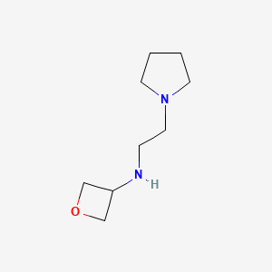 N-(2-(Pyrrolidin-1-yl)ethyl)oxetan-3-amine