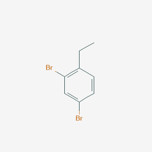 molecular formula C8H8Br2 B12982637 2,4-Dibromo-1-ethylbenzene 