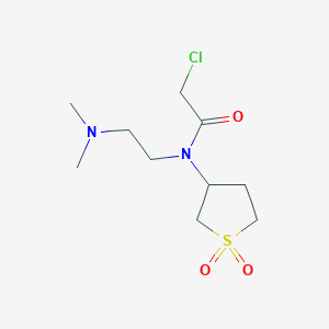 2-Chloro-N-(2-(dimethylamino)ethyl)-N-(1,1-dioxidotetrahydrothiophen-3-yl)acetamide