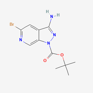 tert-Butyl 3-amino-5-bromo-1H-pyrazolo[3,4-c]pyridine-1-carboxylate