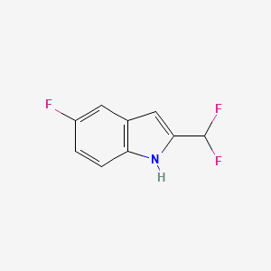 2-(Difluoromethyl)-5-fluoro-1H-indole