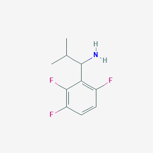 2-Methyl-1-(2,3,6-trifluorophenyl)propan-1-amine