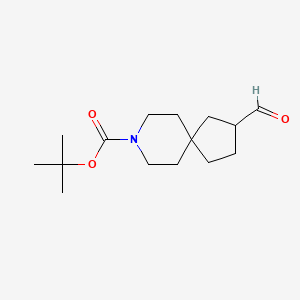 tert-Butyl 2-formyl-8-azaspiro[4.5]decane-8-carboxylate