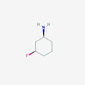 molecular formula C6H12FN B12982766 (1S,3R)-3-Fluorocyclohexan-1-amine CAS No. 1290191-66-0