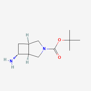 Rel-tert-butyl (1R,5S,6R)-6-amino-3-azabicyclo[3.2.0]heptane-3-carboxylate