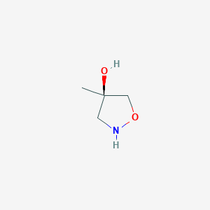 molecular formula C4H9NO2 B12982781 (R)-4-methylisoxazolidin-4-ol 