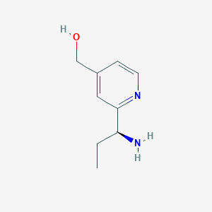 (S)-(2-(1-Aminopropyl)pyridin-4-yl)methanol