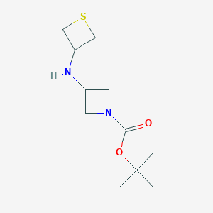 tert-Butyl 3-(thietan-3-ylamino)azetidine-1-carboxylate