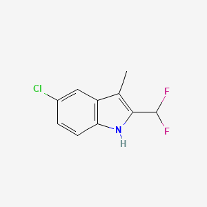 5-Chloro-2-(difluoromethyl)-3-methyl-1H-indole