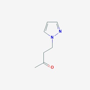 molecular formula C7H10N2O B1298281 4-(1-Pyrazolyl)-2-butanone CAS No. 89943-03-3