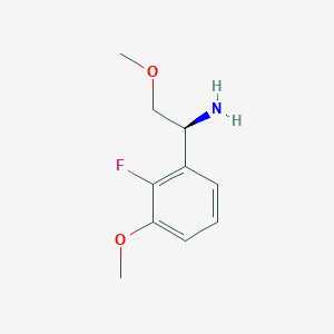 (S)-1-(2-Fluoro-3-methoxyphenyl)-2-methoxyethanamine